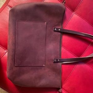 Portland leather goods OS tote